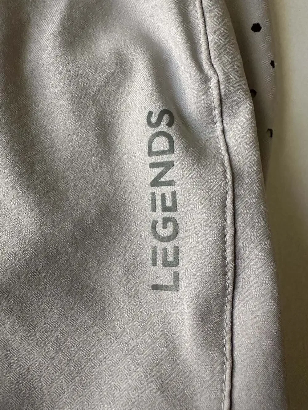 Legends Shorts Men’s Large Gray 7” Inseam Zip Pocket Unlined